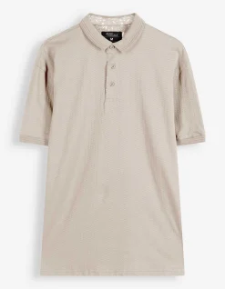 Poloshirt - einfarbig - beige