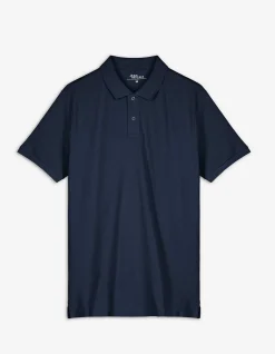 Poloshirt - einfarbig - dunkelblau