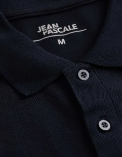 Poloshirt - einfarbig - dunkelblau