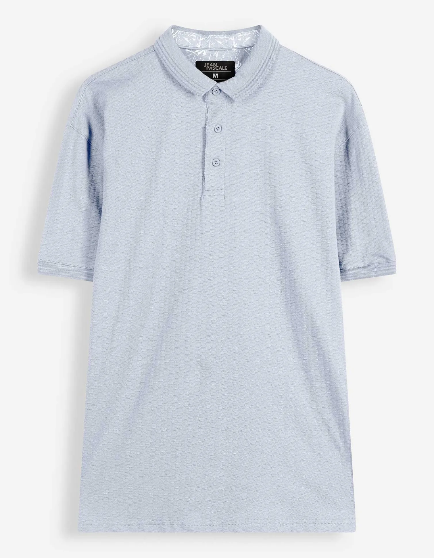 Poloshirt - einfarbig - hellblau