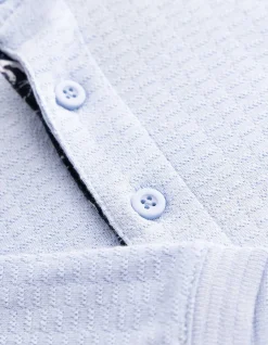 Poloshirt - einfarbig - hellblau