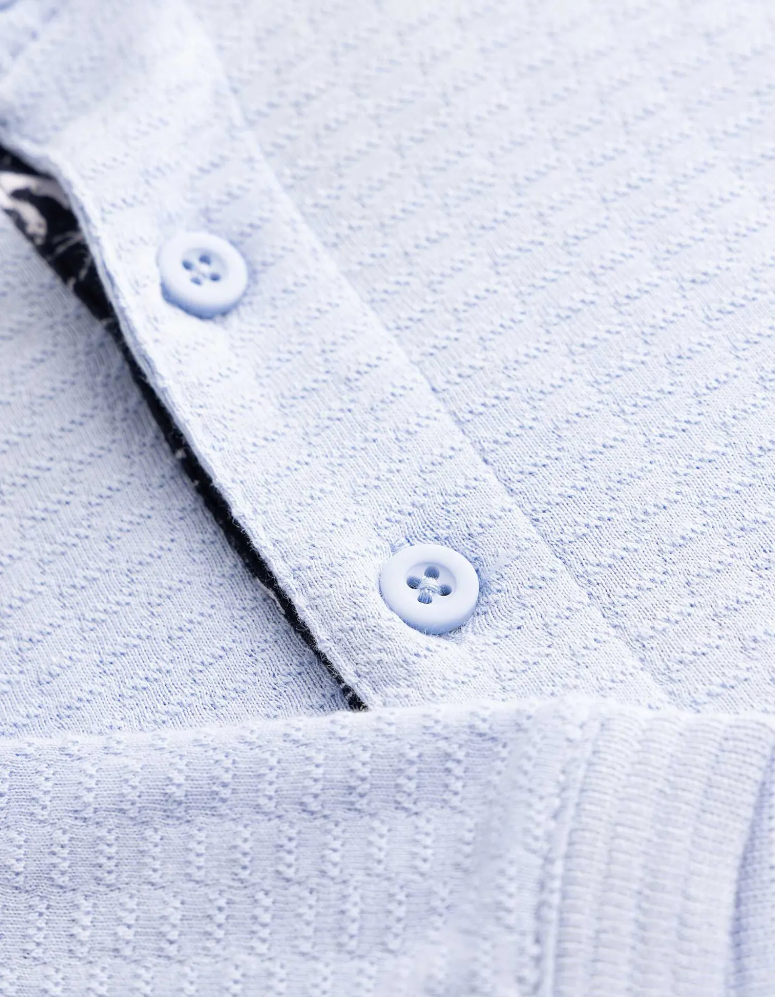 Poloshirt - einfarbig - hellblau