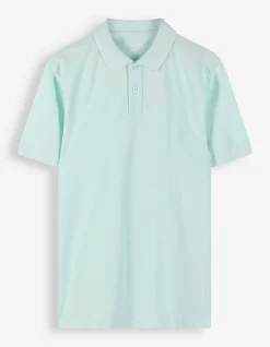 Poloshirt - einfarbig - hellblau