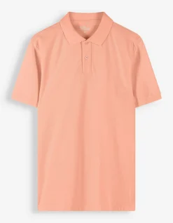 Poloshirt - einfarbig - orange