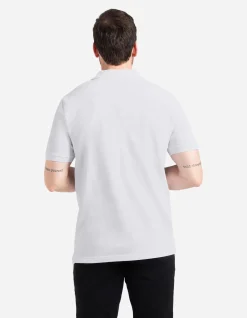 Poloshirt - einfarbig - weiß
