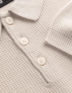 Poloshirt - Polokragen - beige