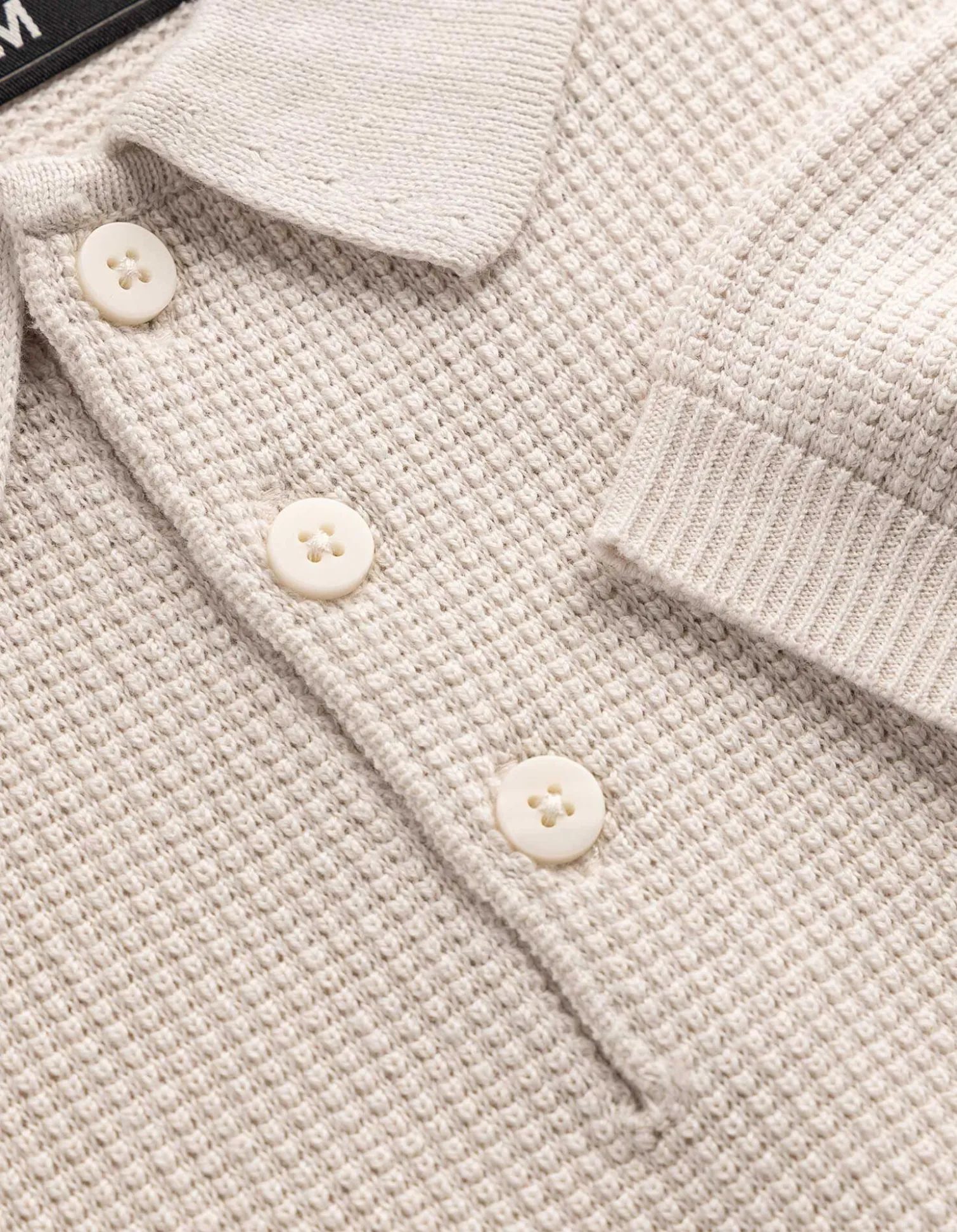 Poloshirt - Polokragen - beige