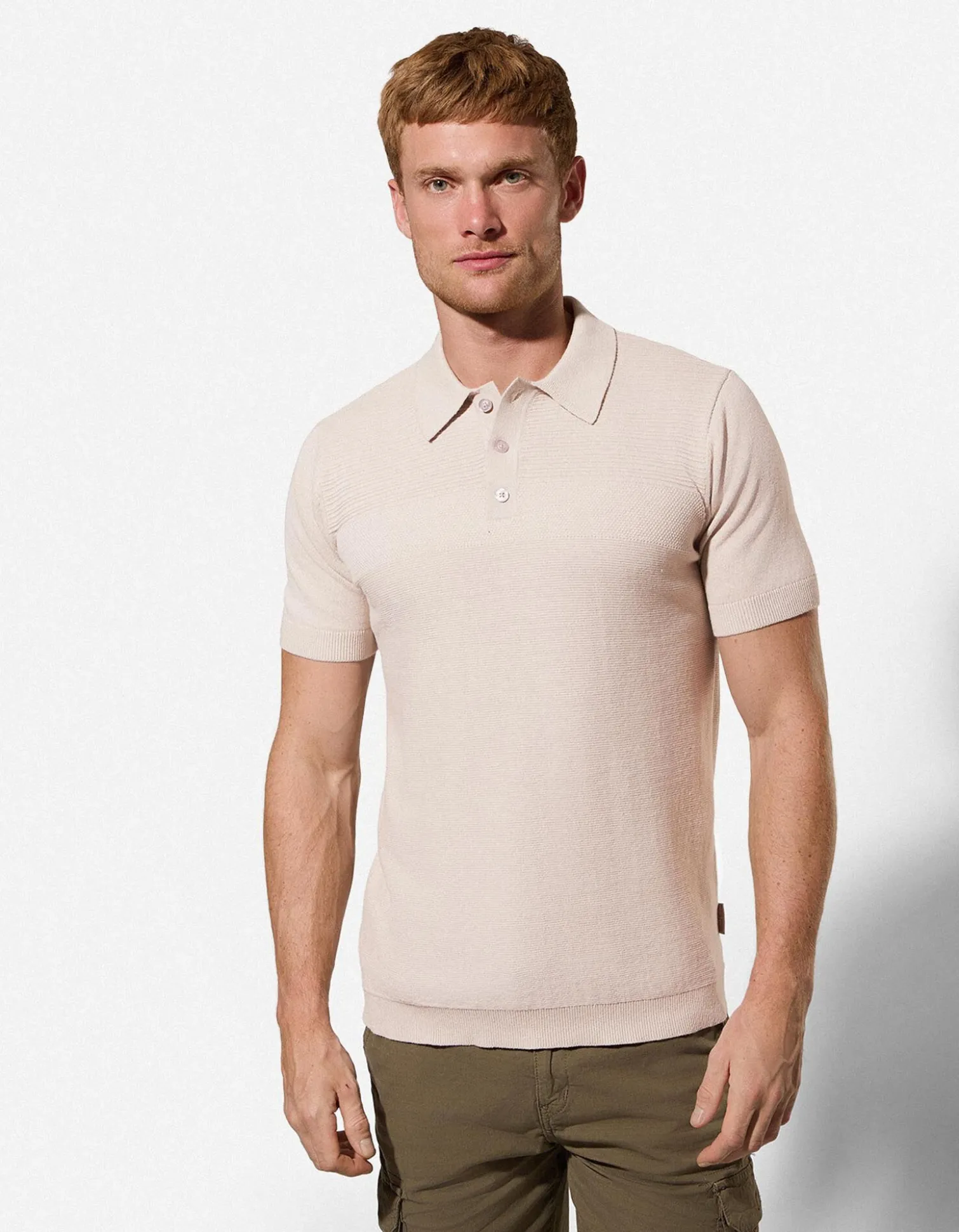 Poloshirt - Regular Fit - beige