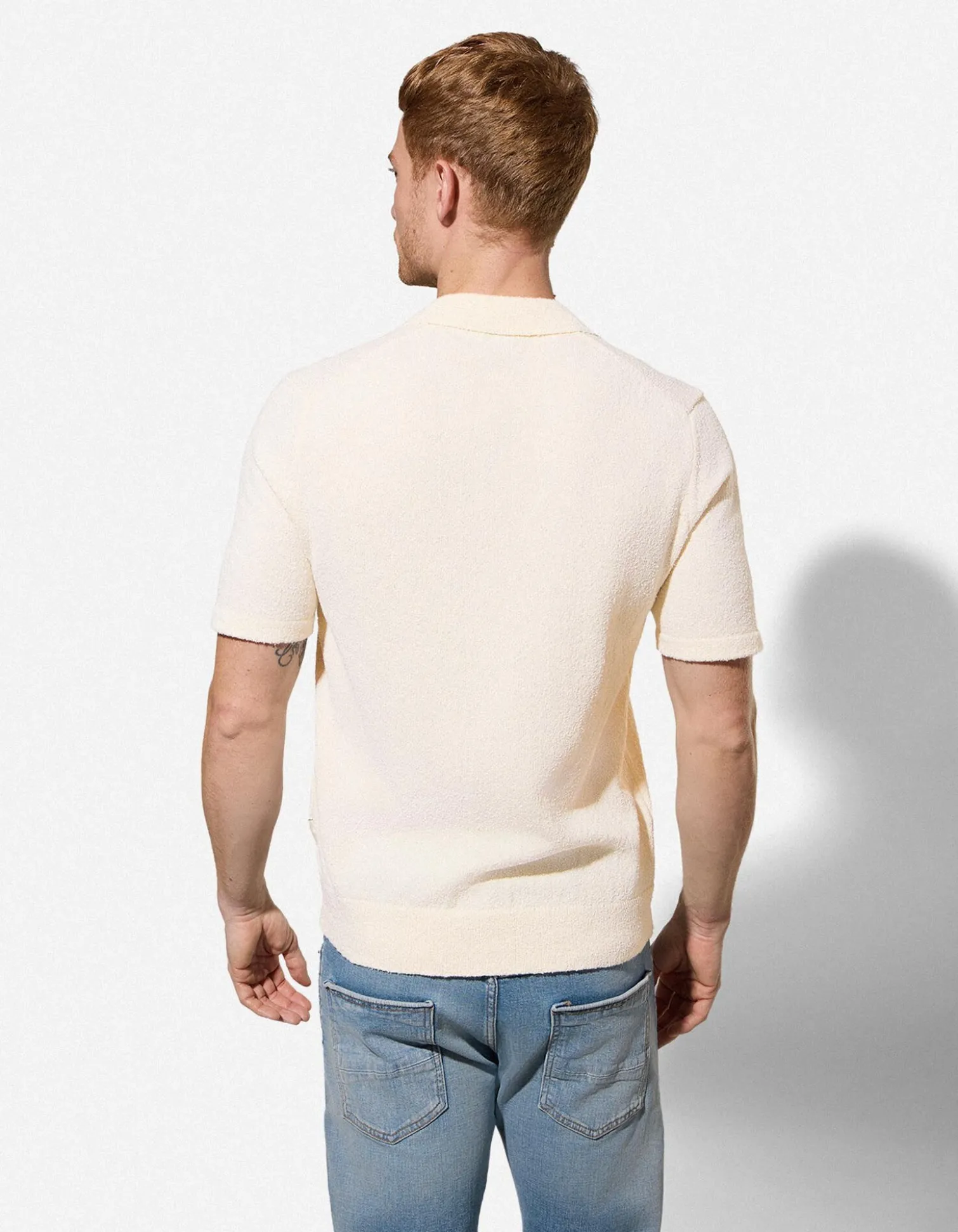 Poloshirt - Regular Fit - weiß
