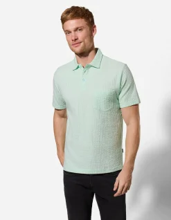 Poloshirt - Relax Fit - hellblau