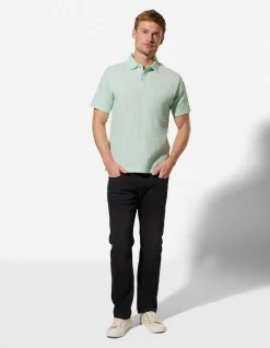Poloshirt - Relax Fit - hellblau