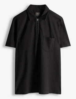 Poloshirt - Relax Fit - schwarz