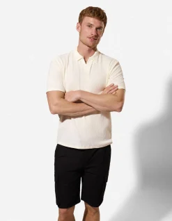Poloshirt - Relax Fit - weiß