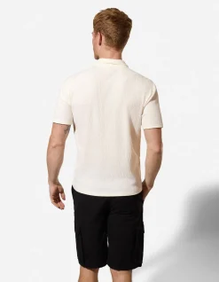 Poloshirt - Relax Fit - weiß