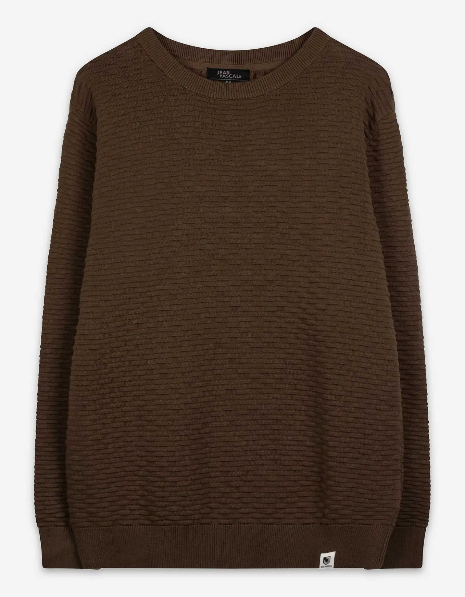 Pullover - Baumwolle - dunkelgrün