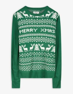 Pullover - Christmas - grün