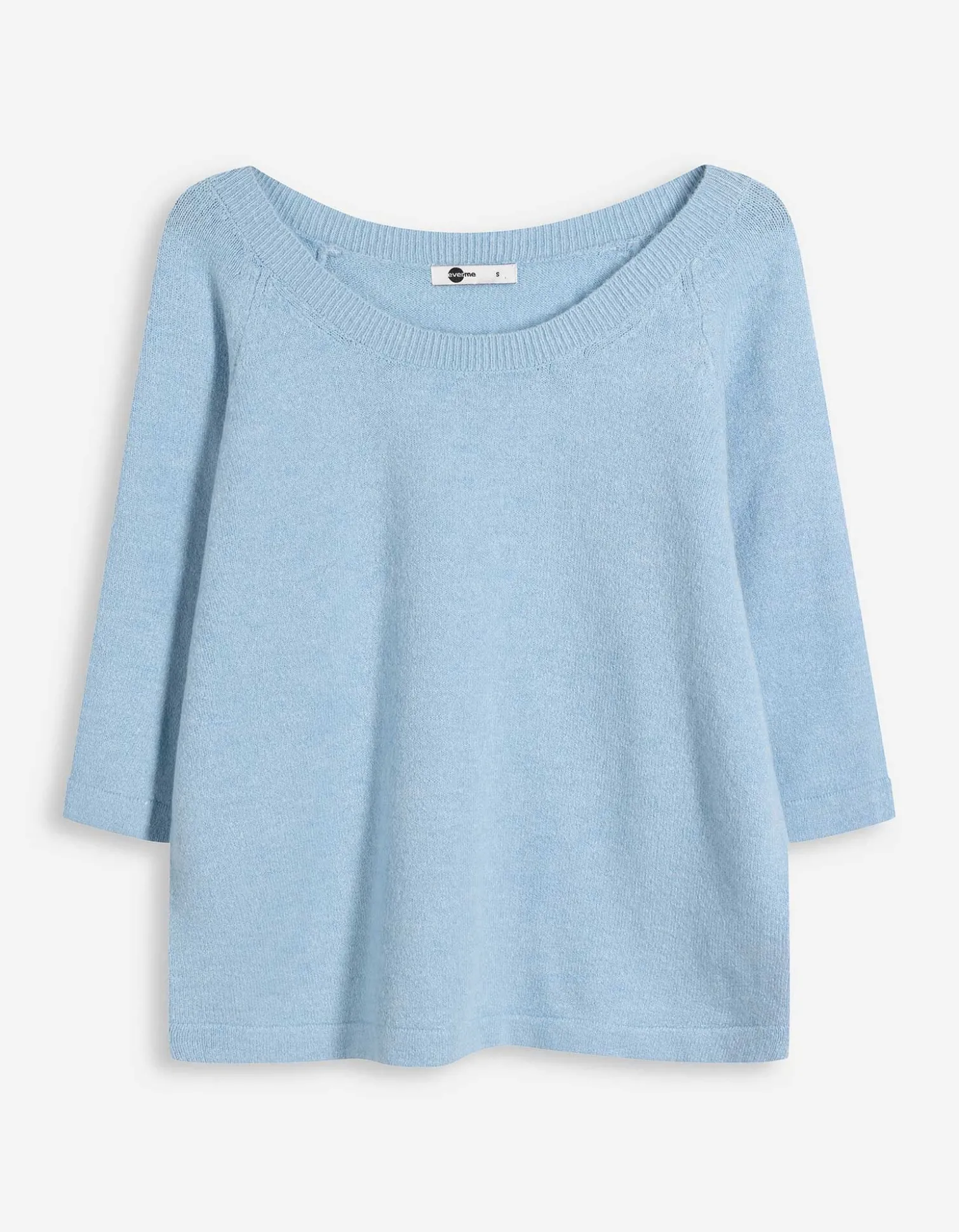 Pullover - Feinstrick - hellblau