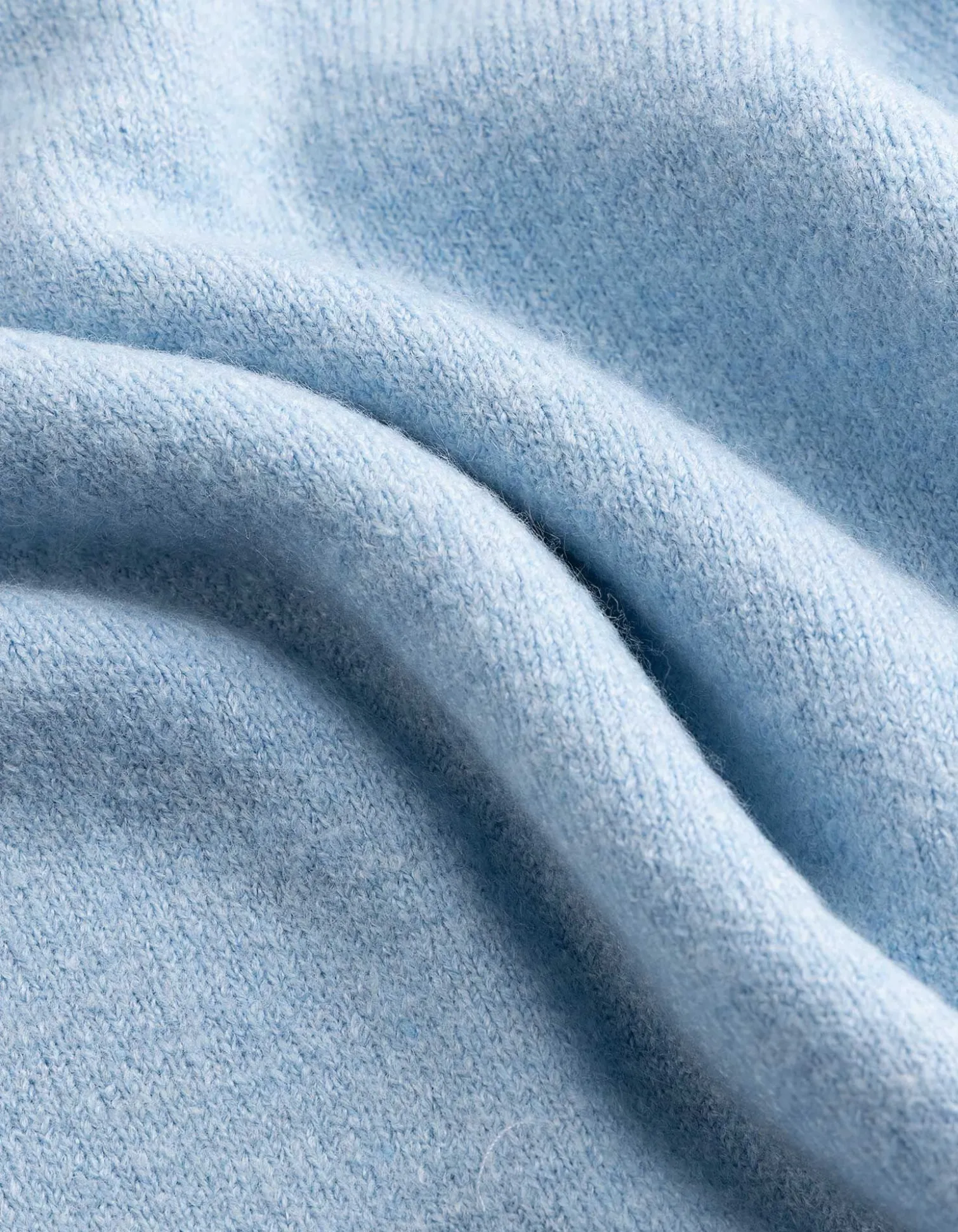 Pullover - Feinstrick - hellblau