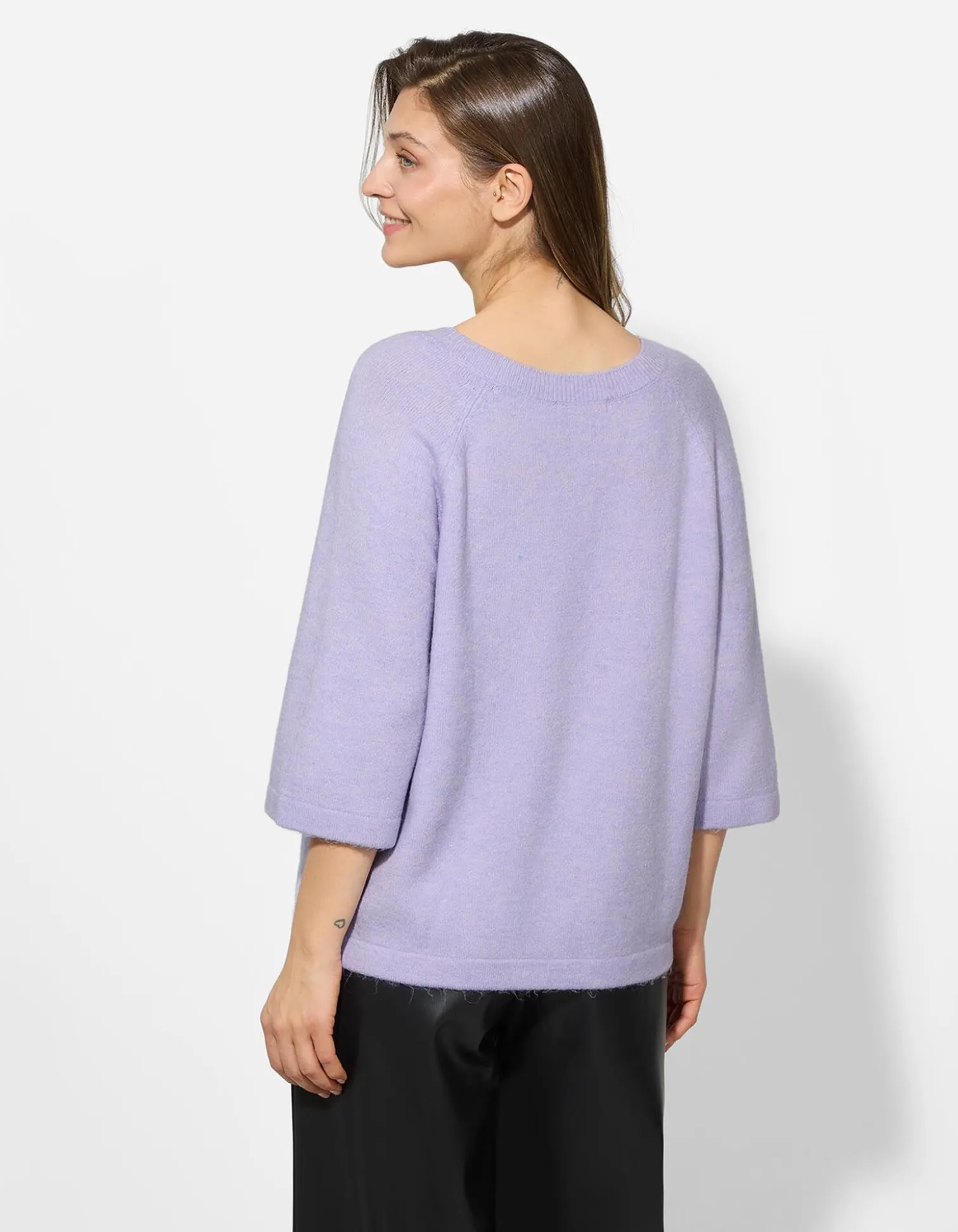 Pullover - Feinstrick - lila