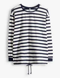 Pullover - Kordel - dunkelblau