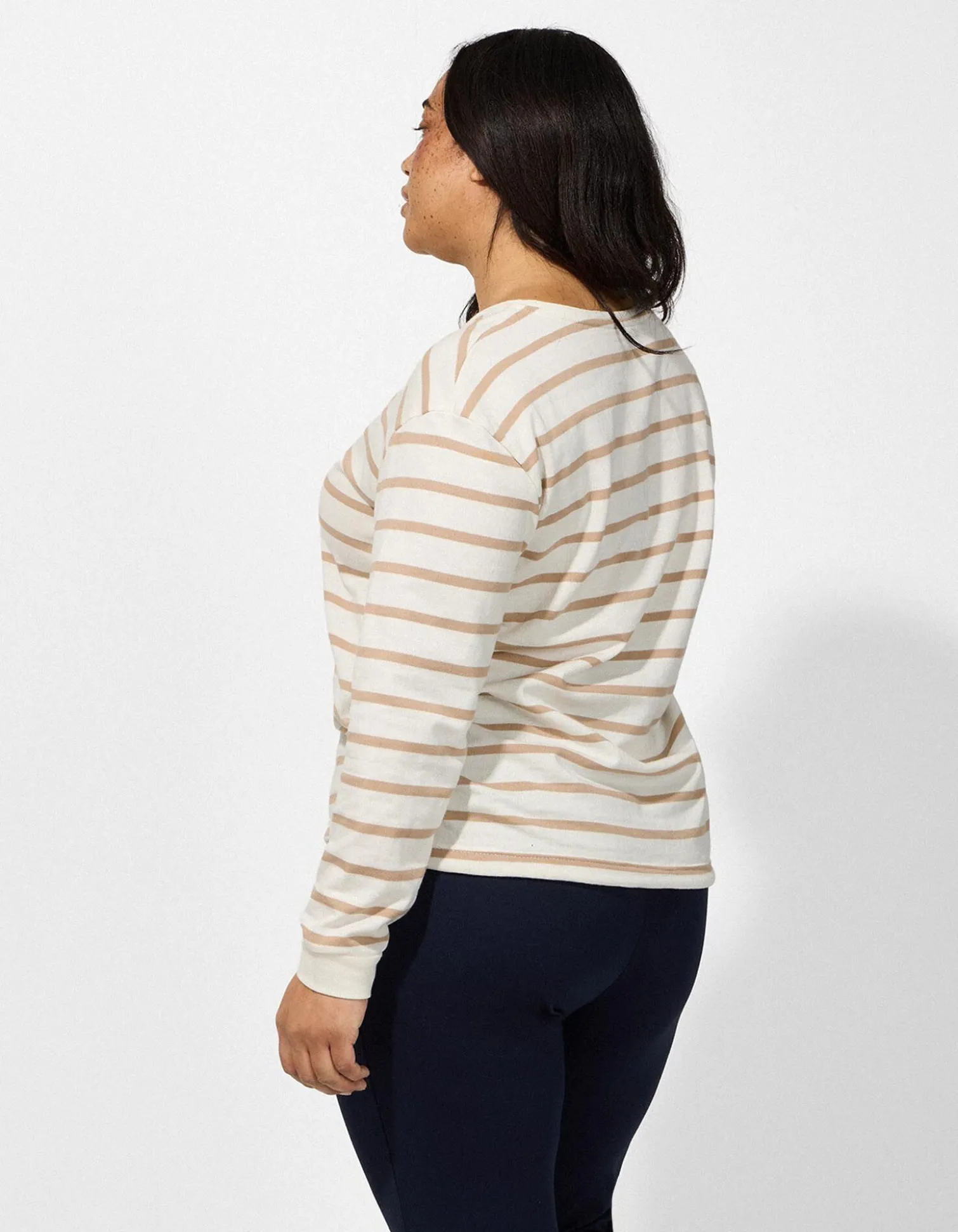 Pullover - Kordel - weiß