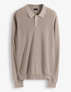 Pullover - Polokragen - beige