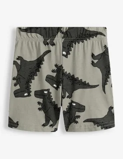 Pyjama Set aus Shirt und Shorts - 2er-Pack - bronzefarben