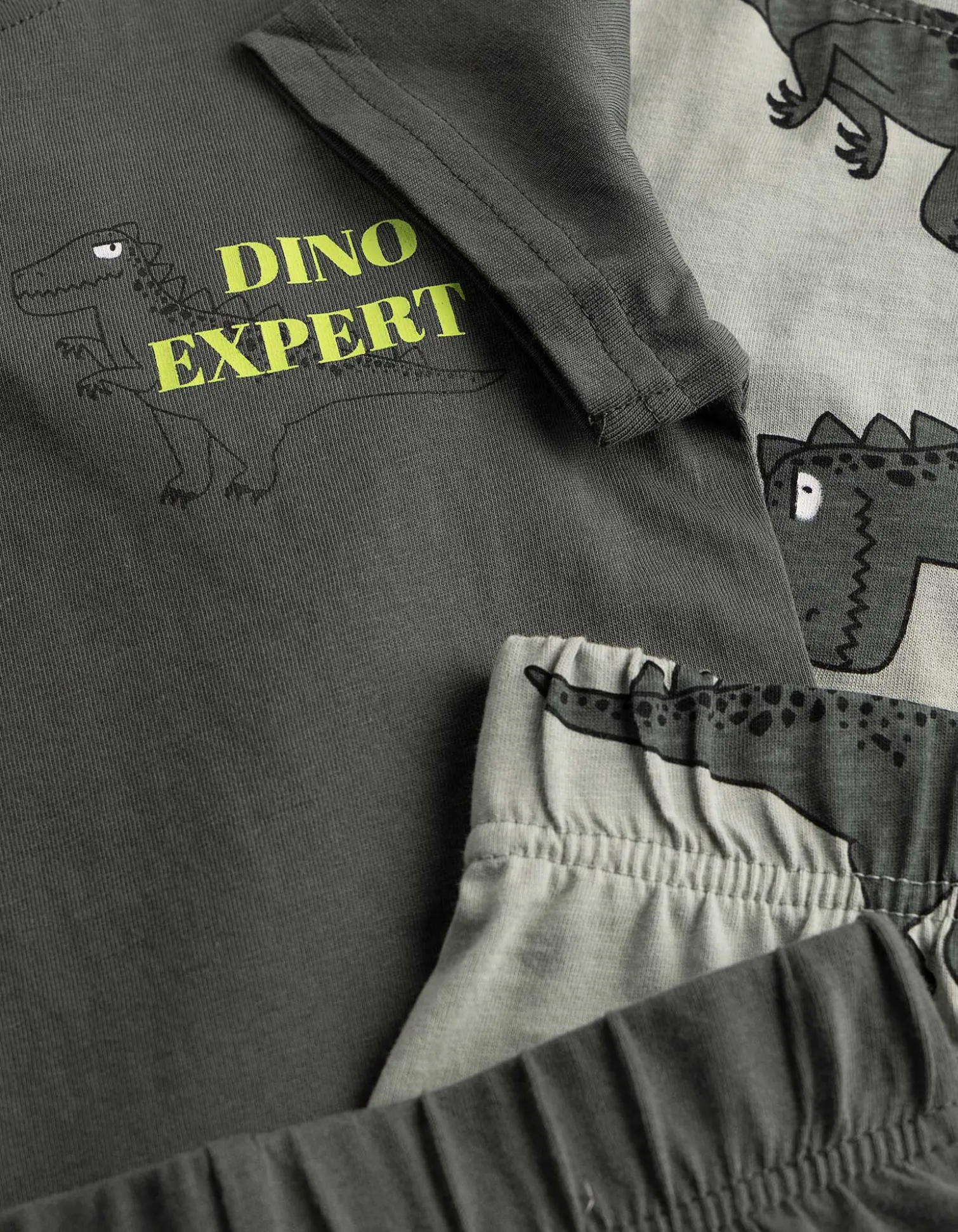 Pyjama Set aus Shirt und Shorts - 2er-Pack - bronzefarben