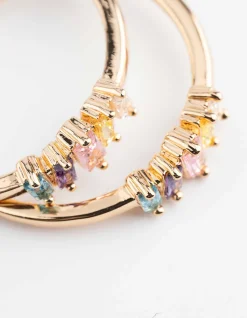 Ring - Ziersteine - goldfarben