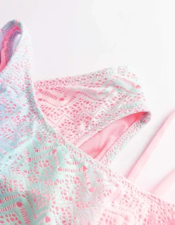 Set aus Bikinitop und Bikinislip - pink