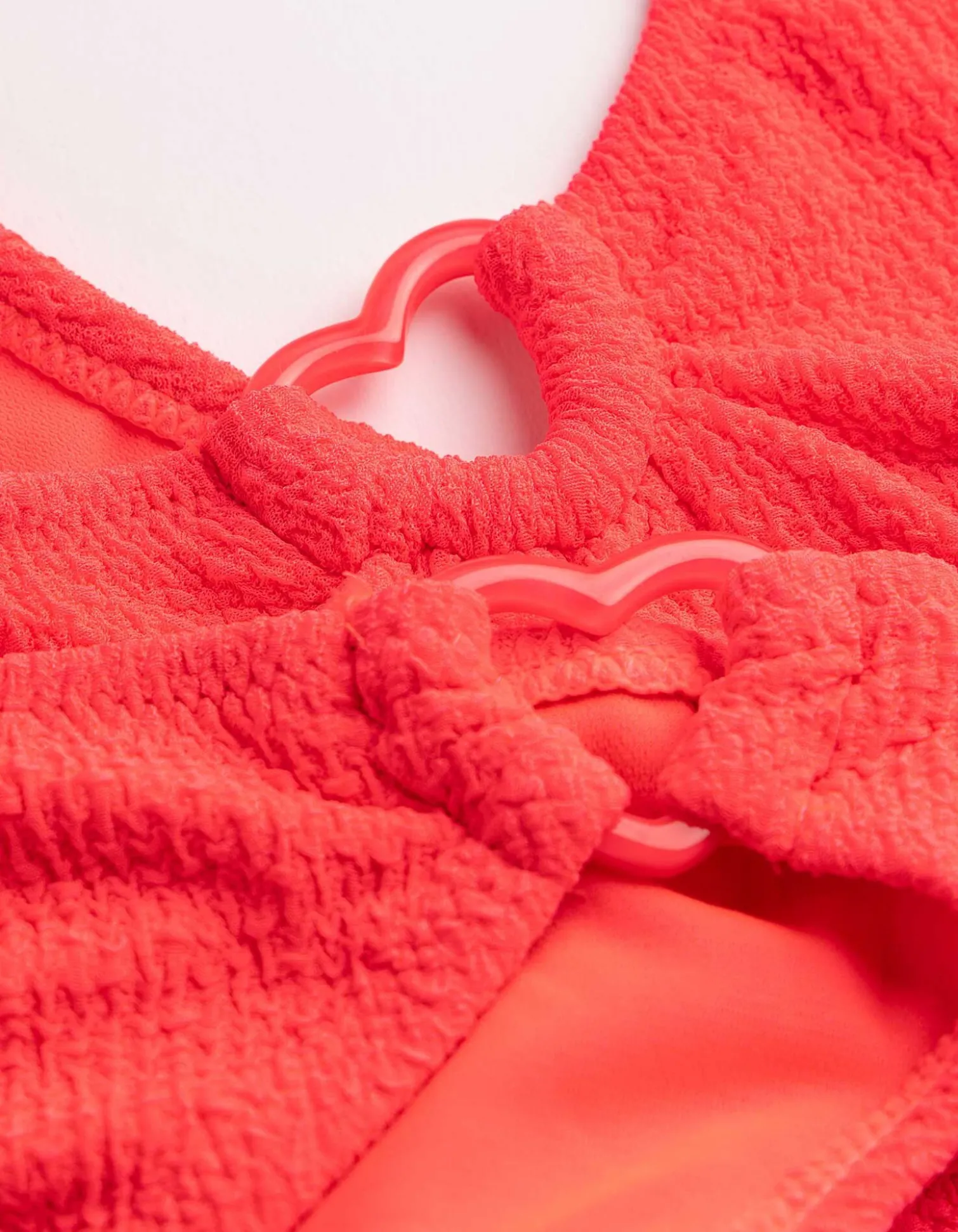 Set aus Bikinitop und Bikinislip - hellrot