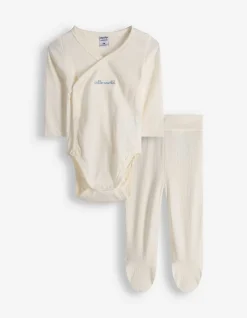 Set aus Body und Hose - Geschenkset - weiß