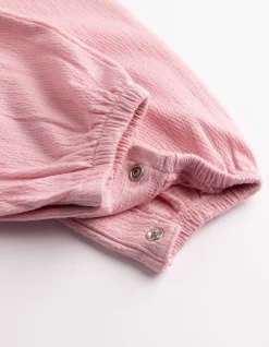 Set aus Body und Hose - Stickereien - rosa