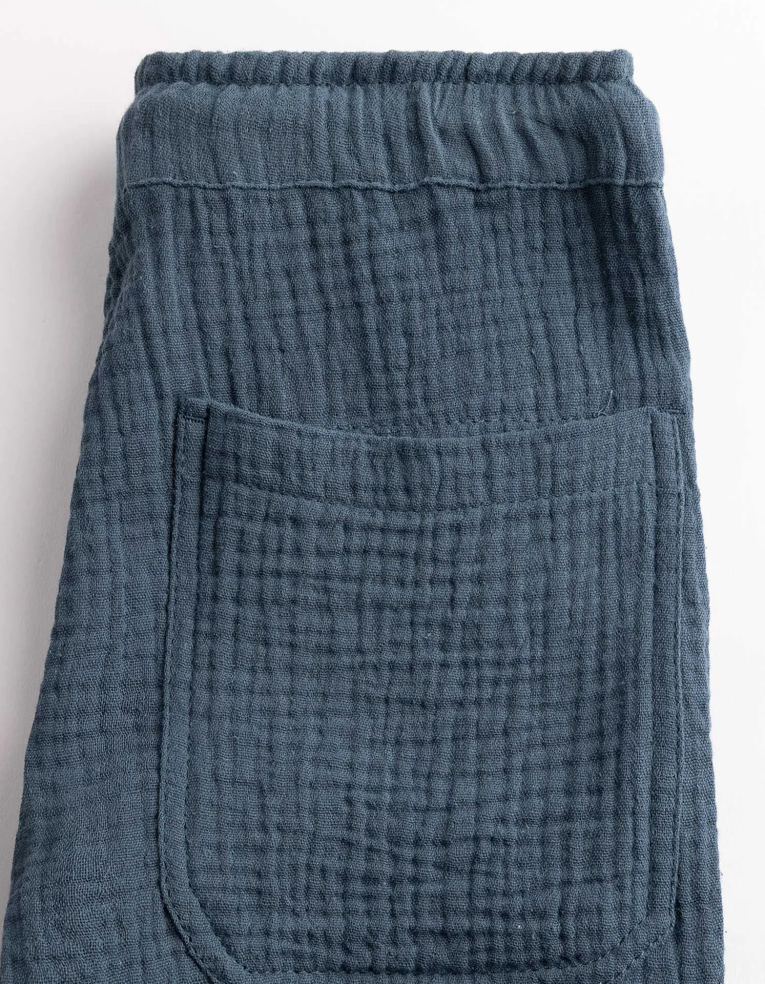 Set aus Hemd und Shorts - Musselin - dunkelblau