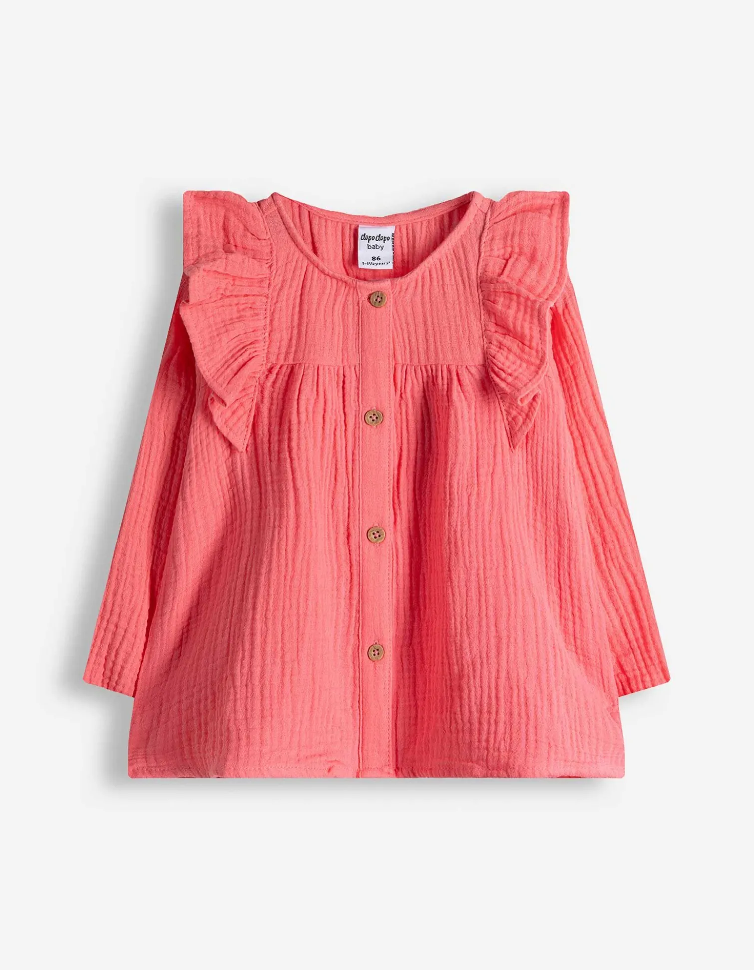 Set aus Kleid und Leggings - Musselin - pink