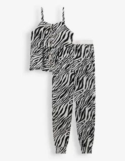 Set aus Top und Hose - 2er-Pack - weiß