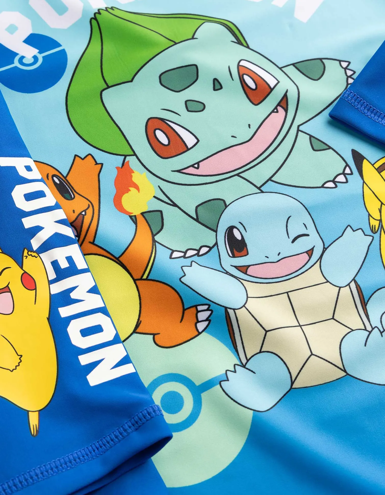 Set aus UV-Shirt und UV-Hose - Pokémon - blau