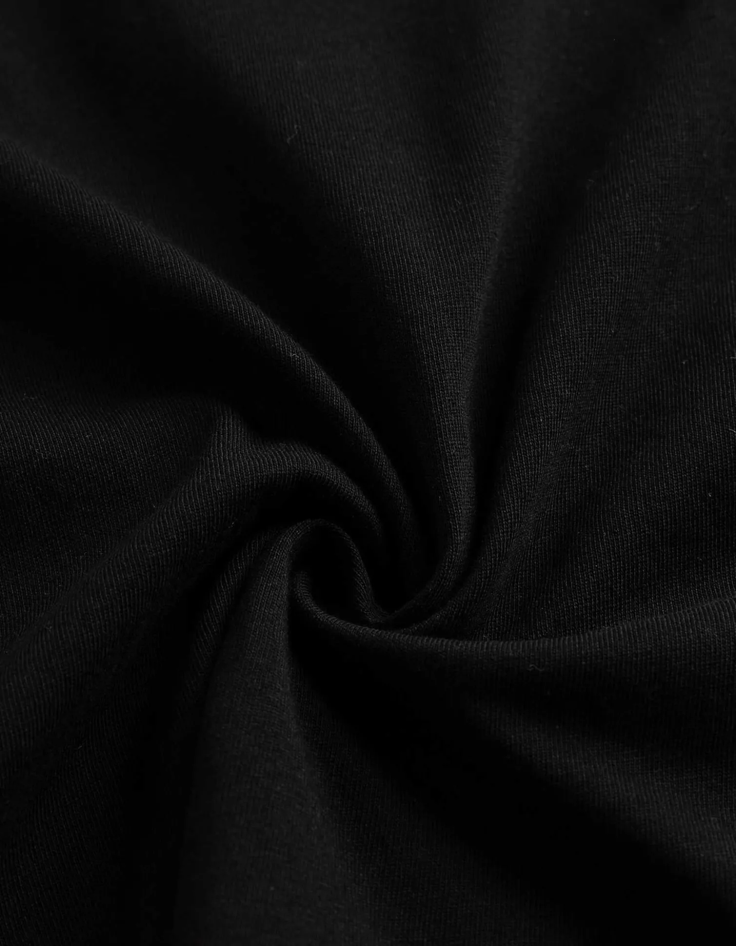 Shirt - einfarbig - schwarz