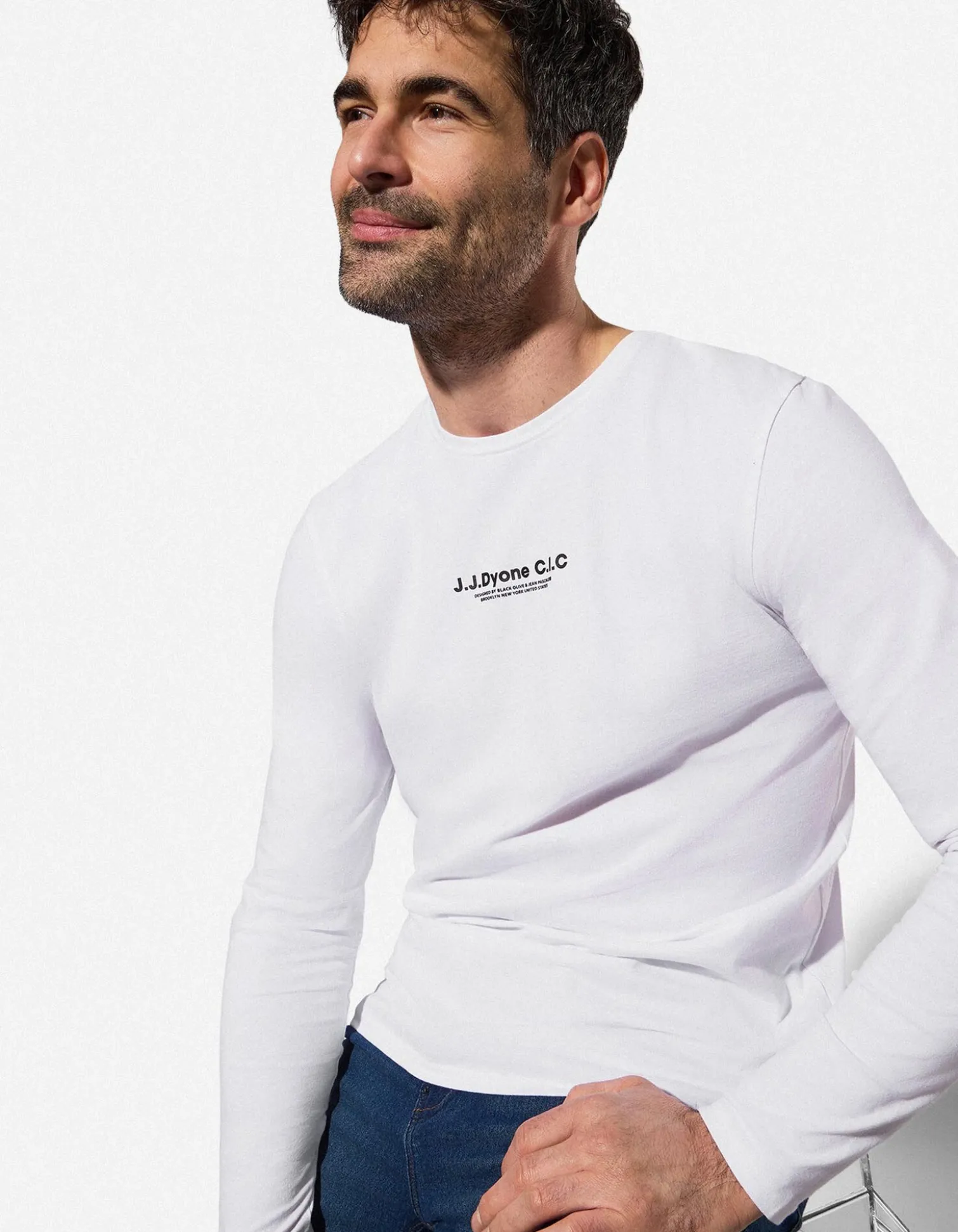 Shirt - einfarbig - weiß