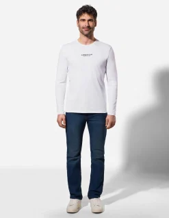 Shirt - einfarbig - weiß