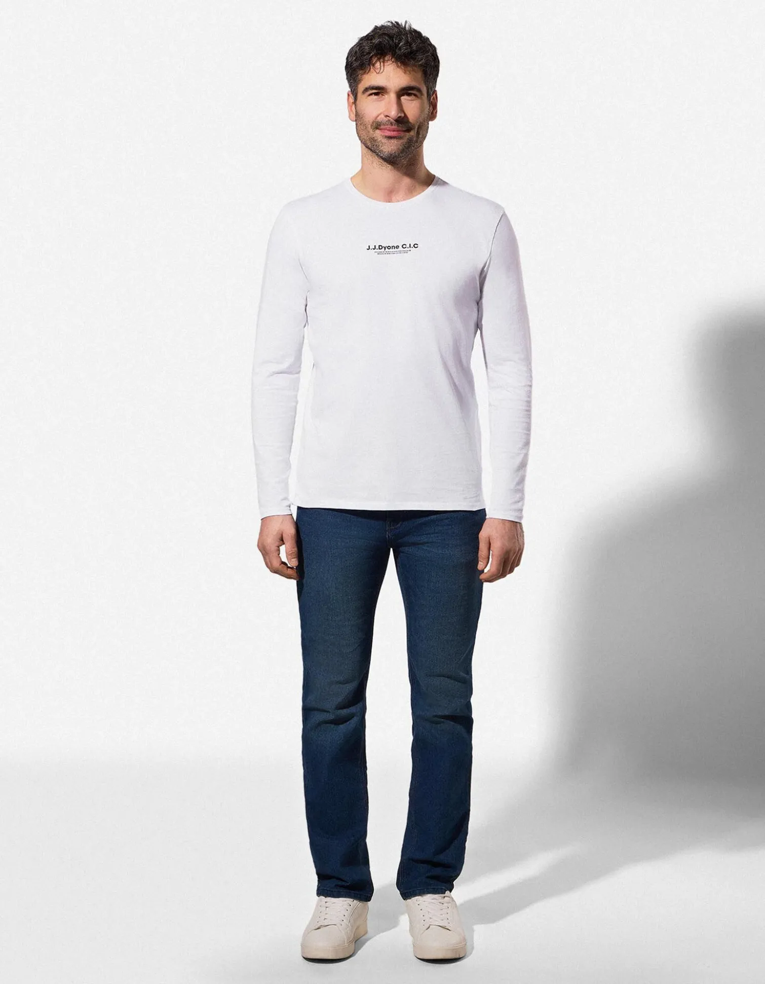 Shirt - einfarbig - weiß