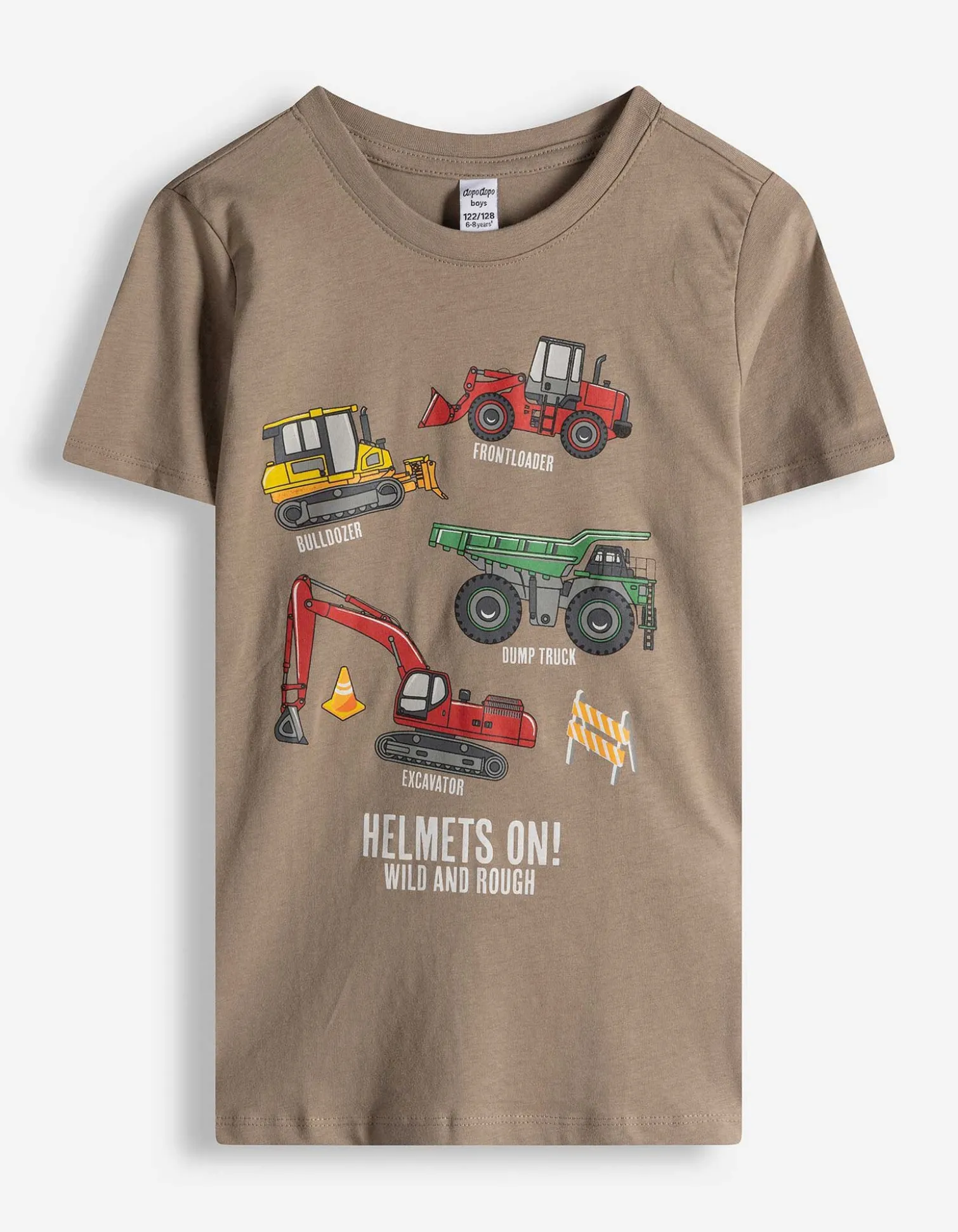 Shirt - Frontprint - grau