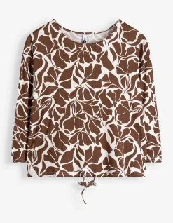 Shirt - Knotendetail - beige