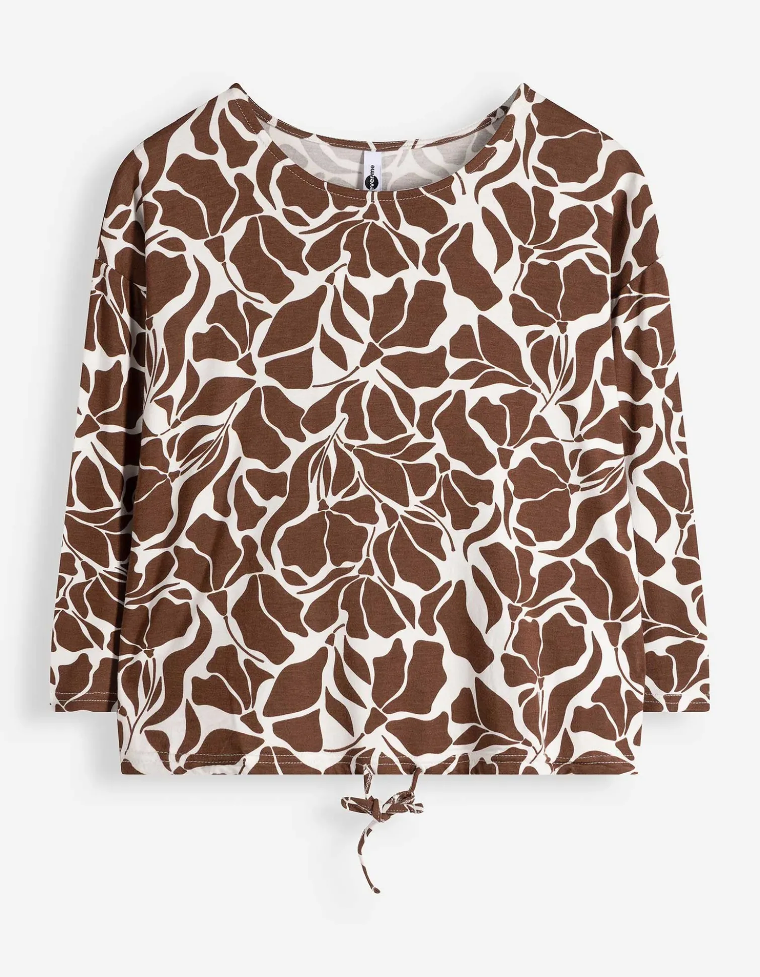 Shirt - Knotendetail - beige
