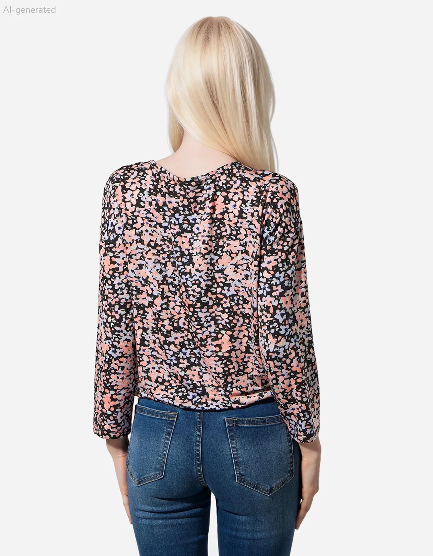 Shirt - Knotendetail - schwarz
