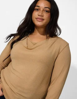 Shirt - Lurex - beige