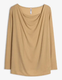 Shirt - Lurex - beige