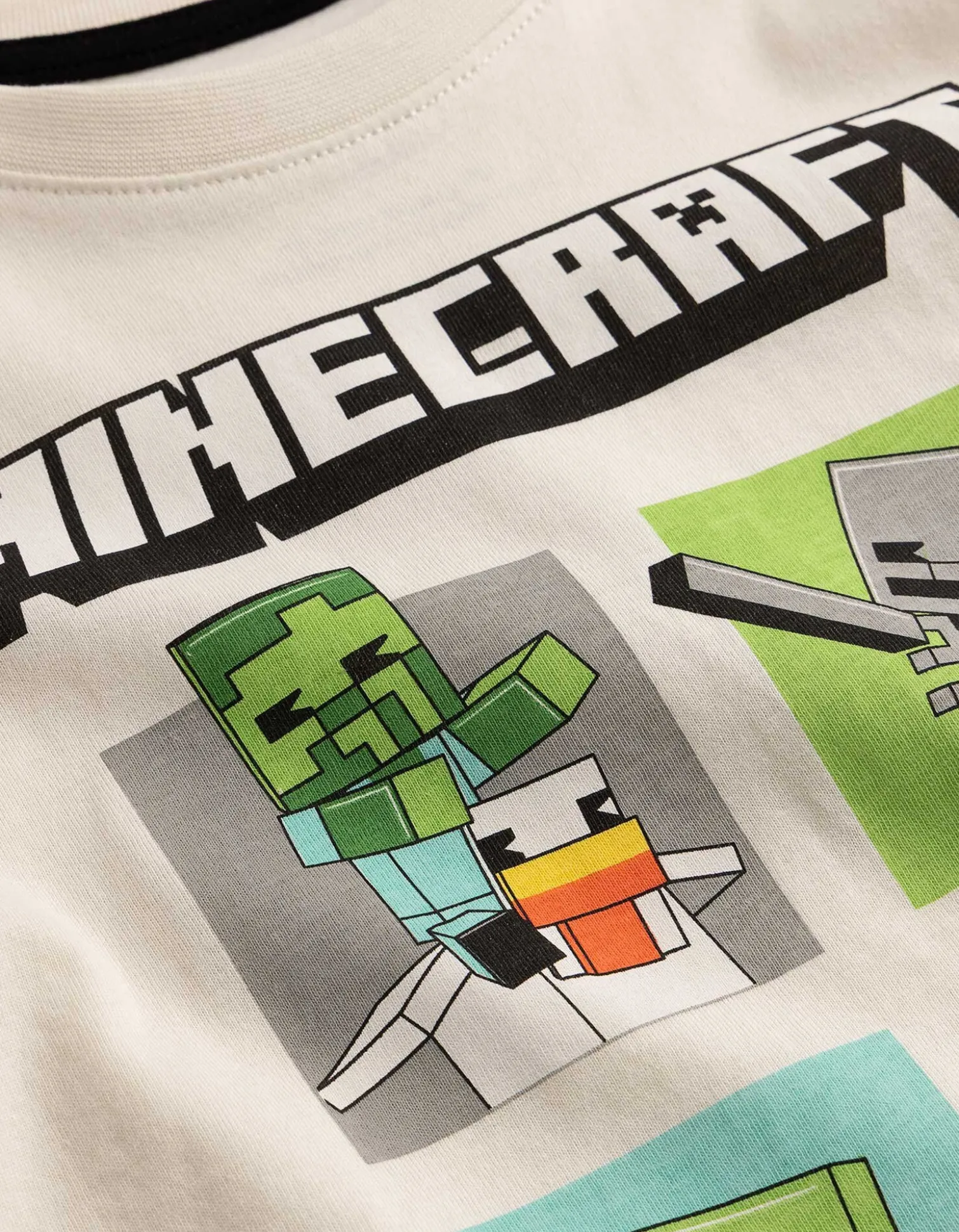 Shirt - Minecraft - weiß