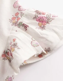 Shirt - Ärmel mit Volants - weiß