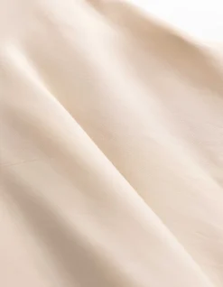 Shirt - Seitenschlitz - Beige